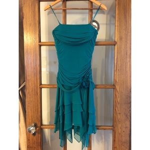 BCBG MaxAzria Size S Teal Dress!